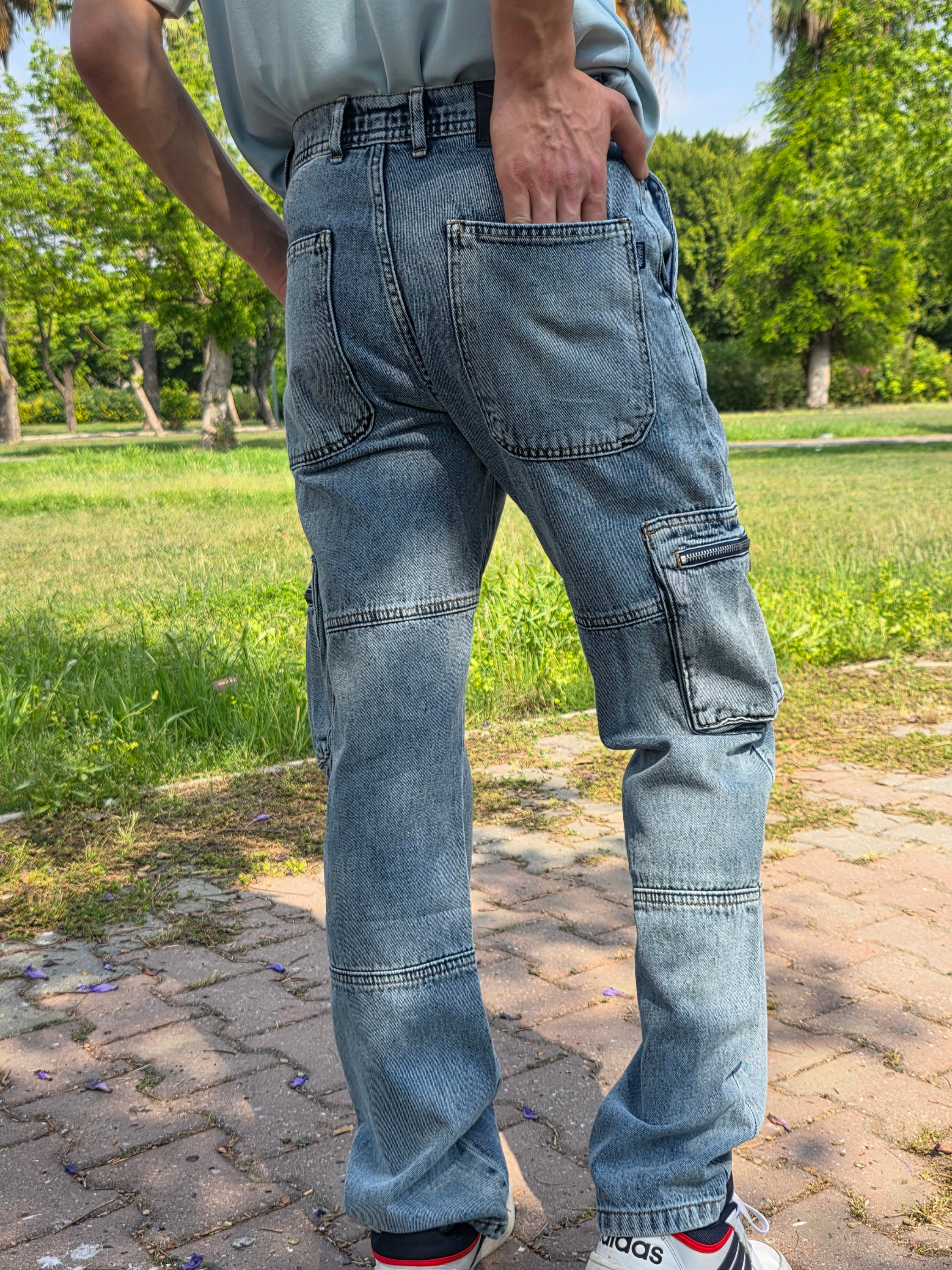 KARGO CEPLİ BAGY KOT PANTOLON