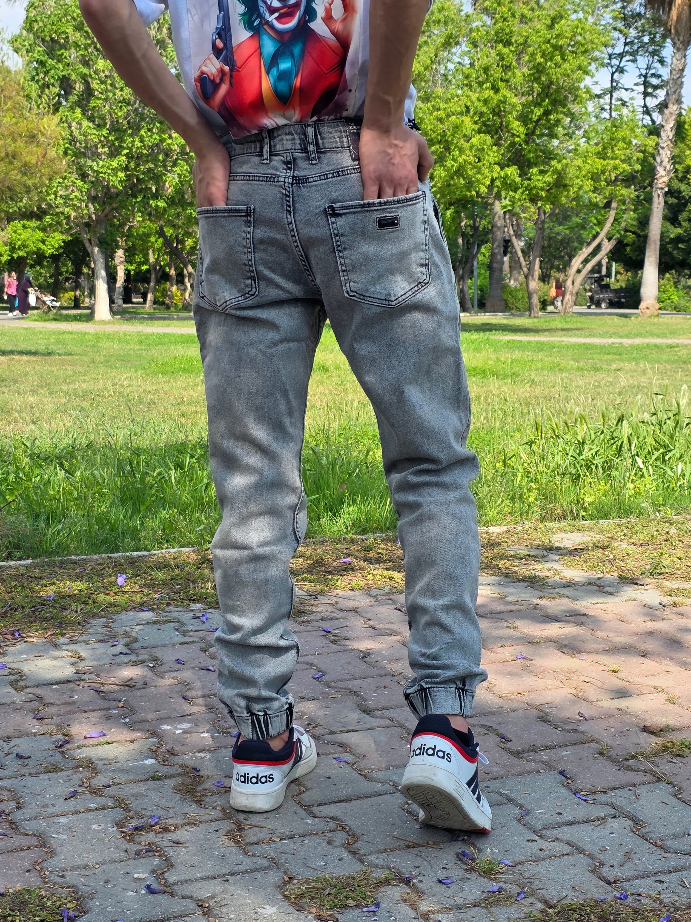İPLİ BAGY KESİM KOT PANTOOLON