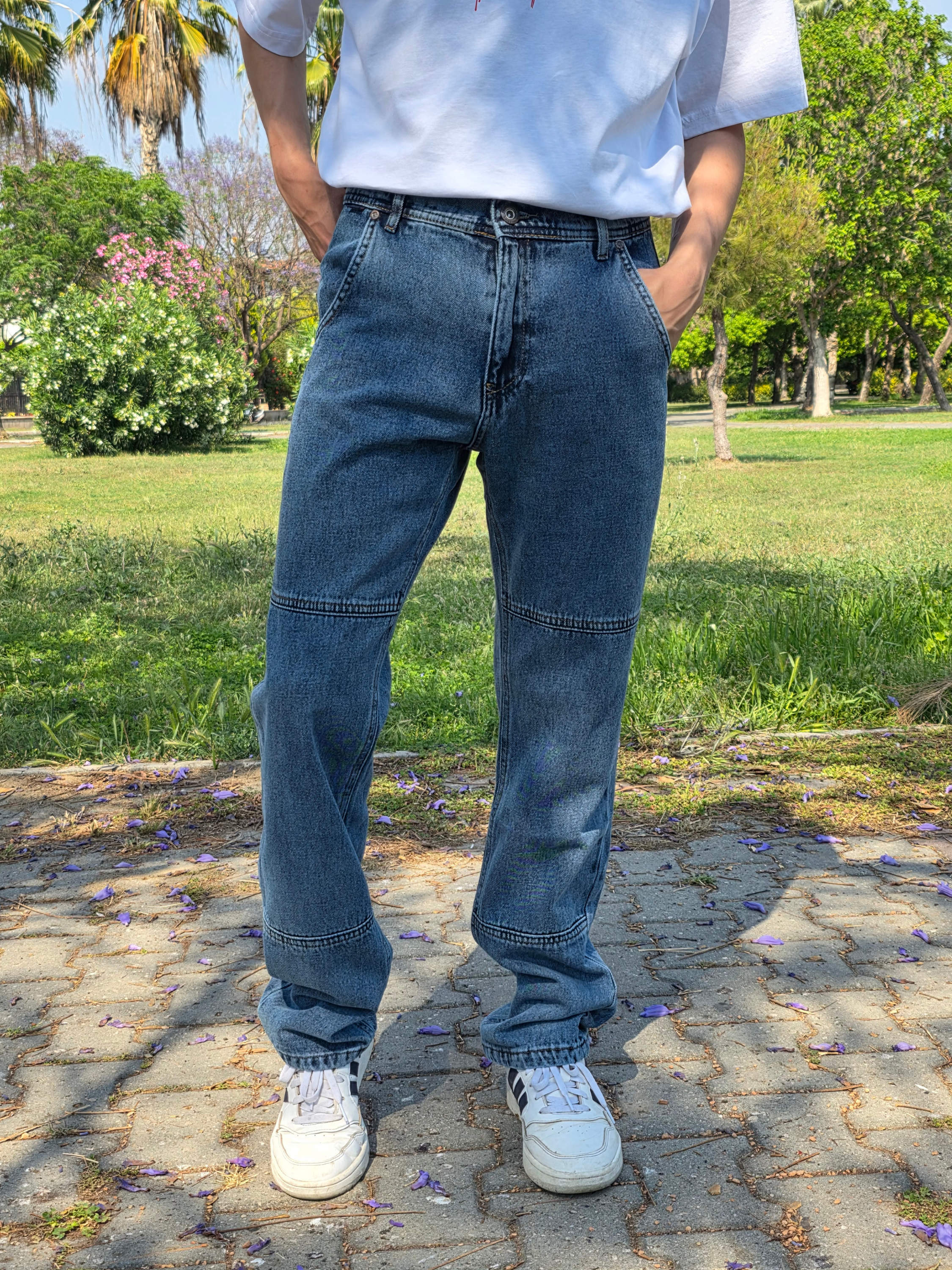 BAGY KESİM KOT PANTOOLON