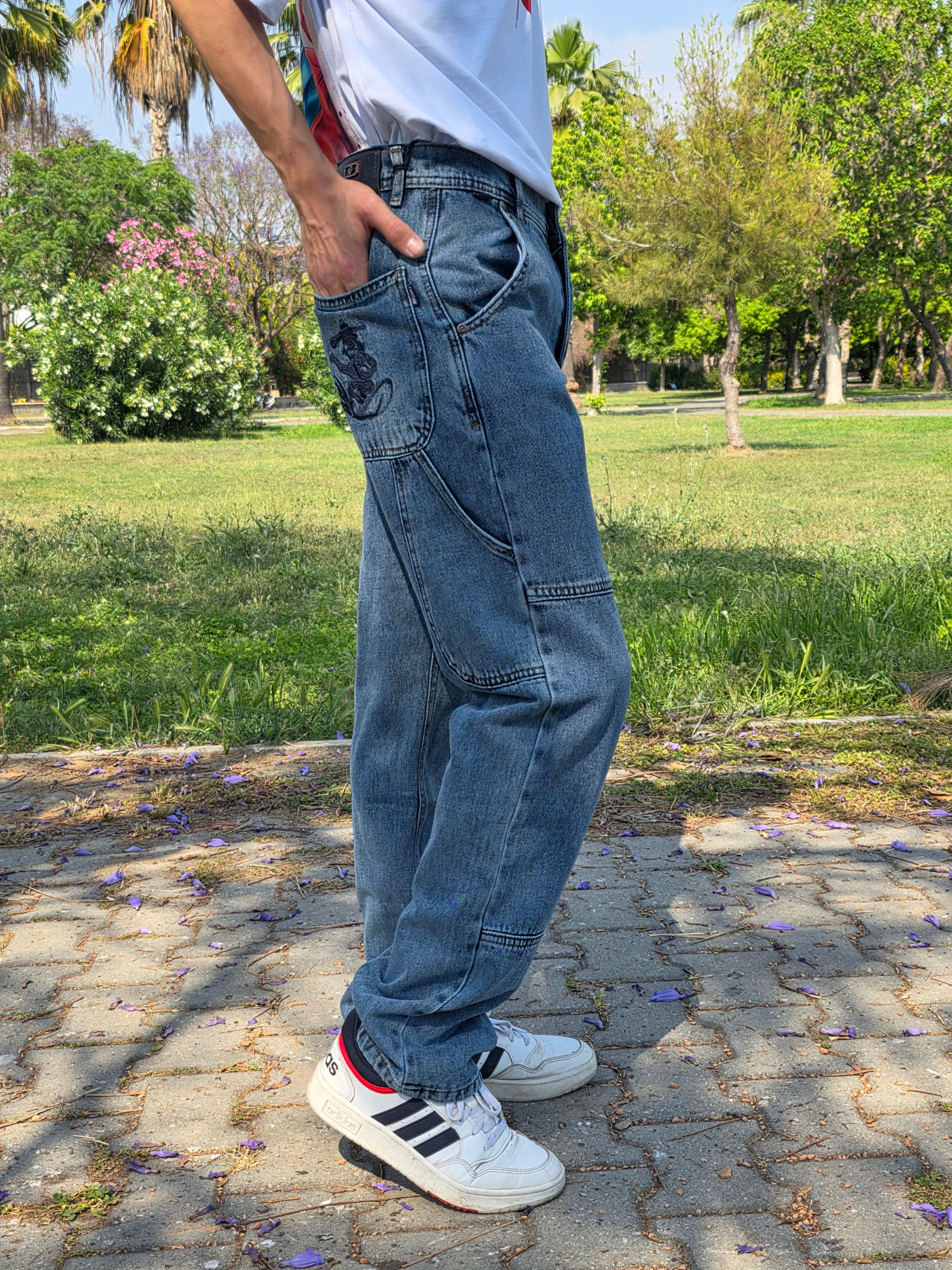 BAGY KESİM KOT PANTOOLON